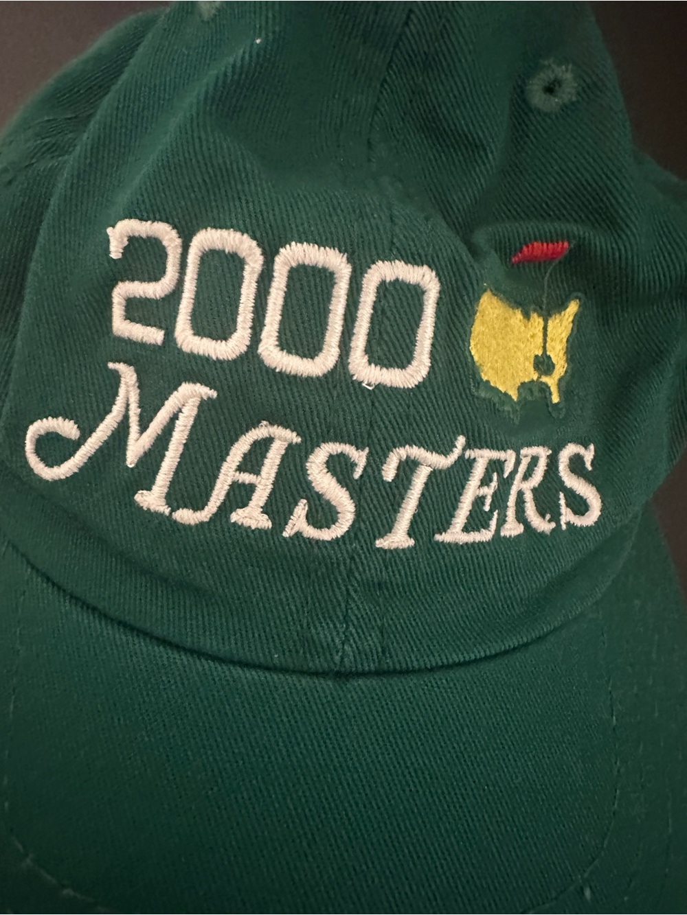 Vintage 2000 Masters American Needle Green Golf Dad Hat Strapback